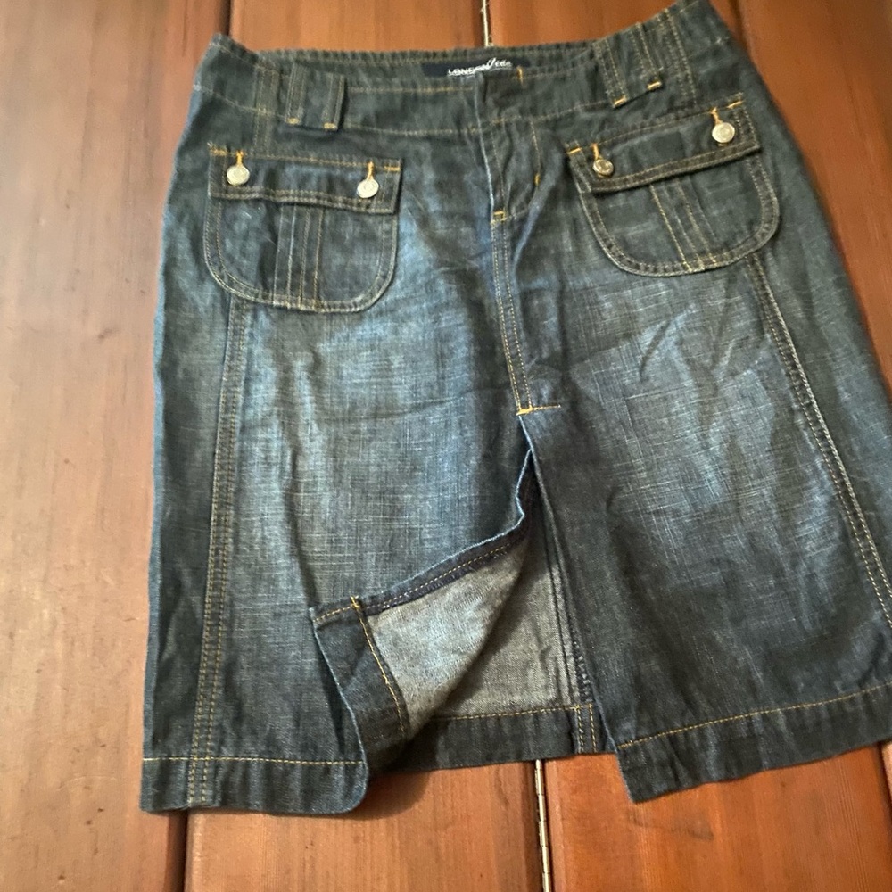 Cute London Jean lightweight cotton jean skirt